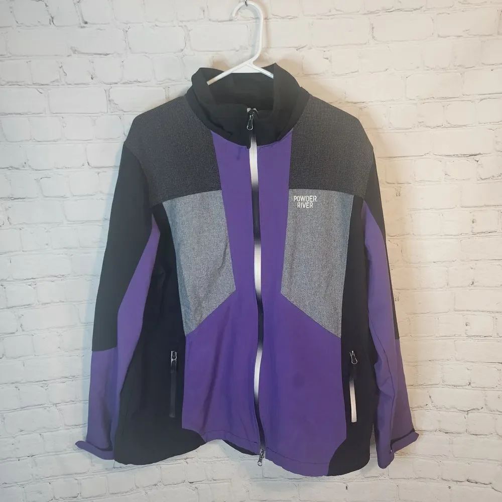 Powder River Women's Colorblock Full Zip Jacket, Size XXL